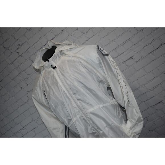 Vintage Y2K FUBU Athletic Jacket Mens Size 2XL White 100% Polyester Full Zip - Picture 2 of 9